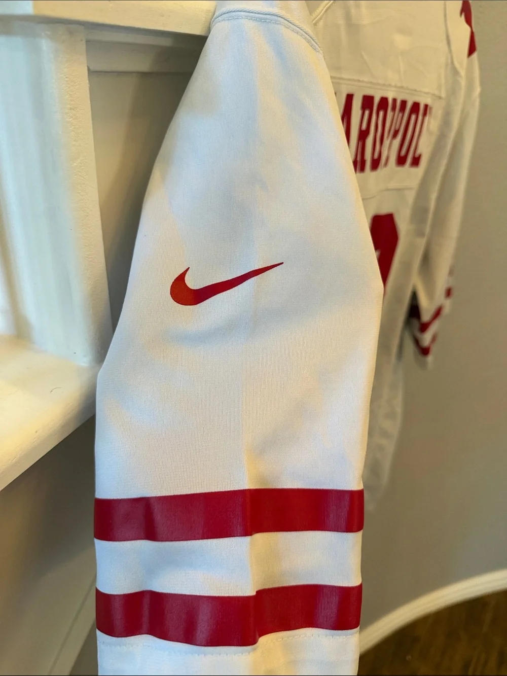 Nike White & Red San Francisco 49ers #10 Jersey